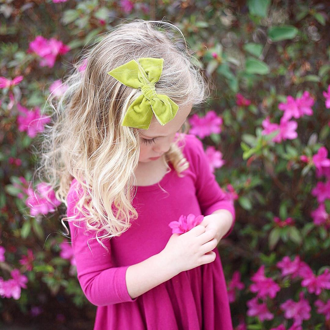 Just In Time for Spring: New Modern Piggy Hair Bows