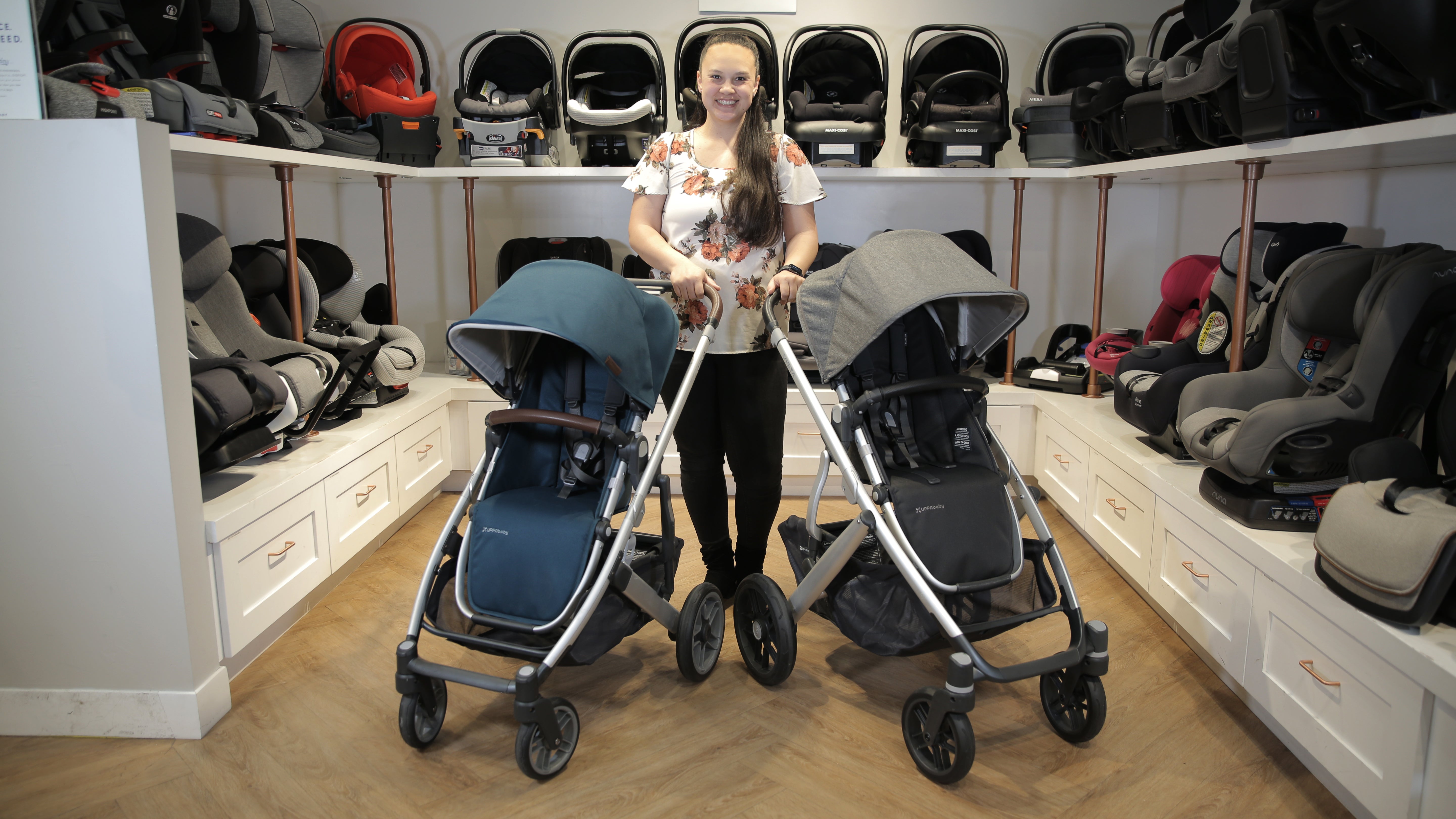 uppababy aria release date Vista V3 + V2 Travel System Front Facing Baby Seat closet_1140 Color:Design 3 with adapters available for