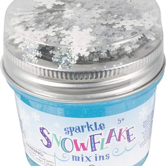 Toysmith Snowflake Mix Ins Slime/Confetti Kit