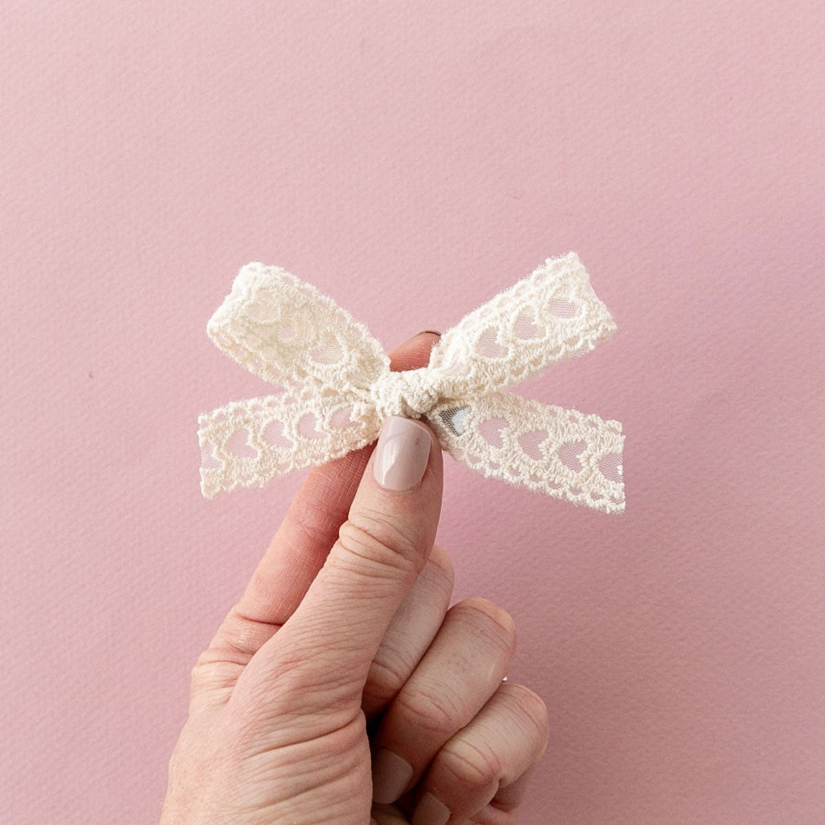 Modern Piggy Seasonal Ribbon Bow - Nylon Headband - Romantic