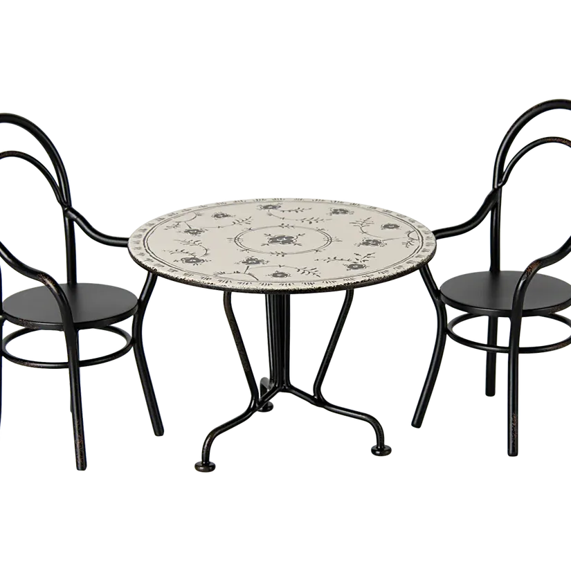 Maileg Dining Table Set With 2 Chairs