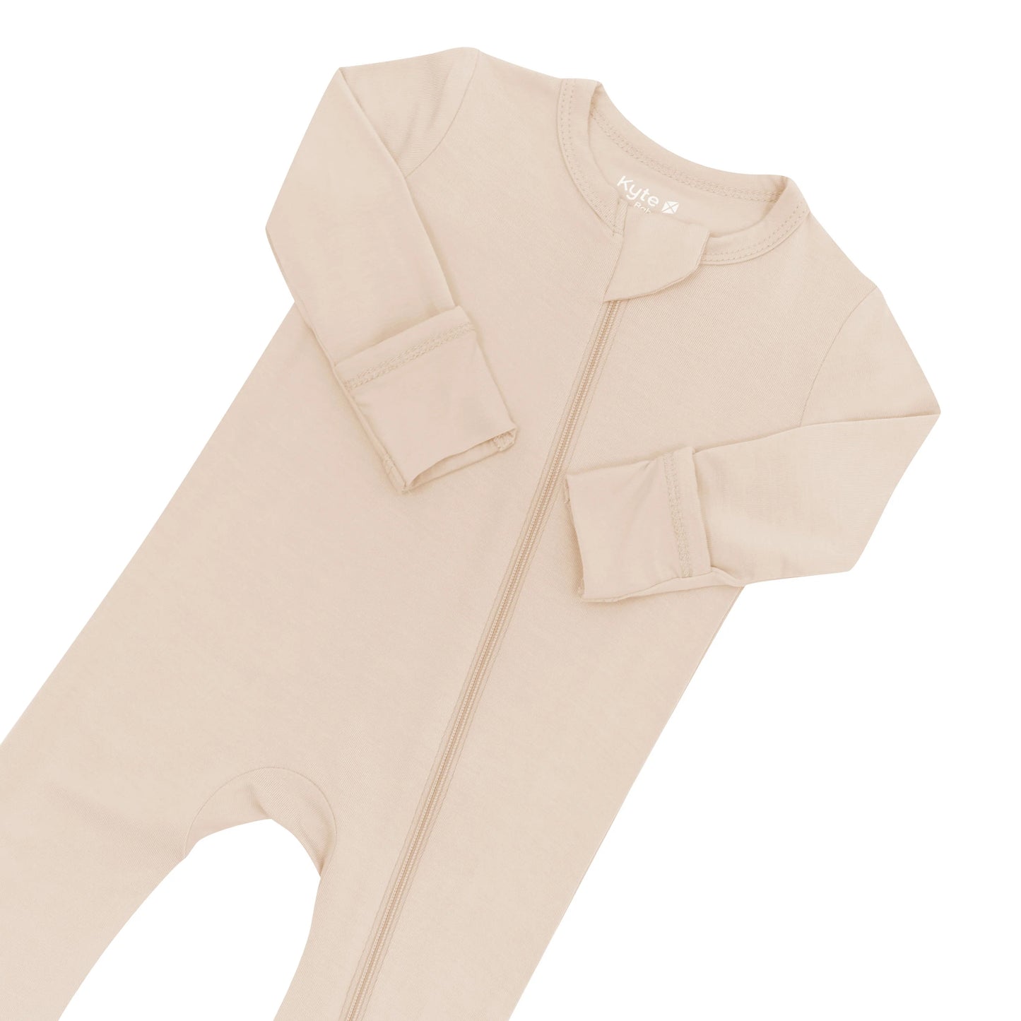 Kyte Baby Zippered Footie - Bisque