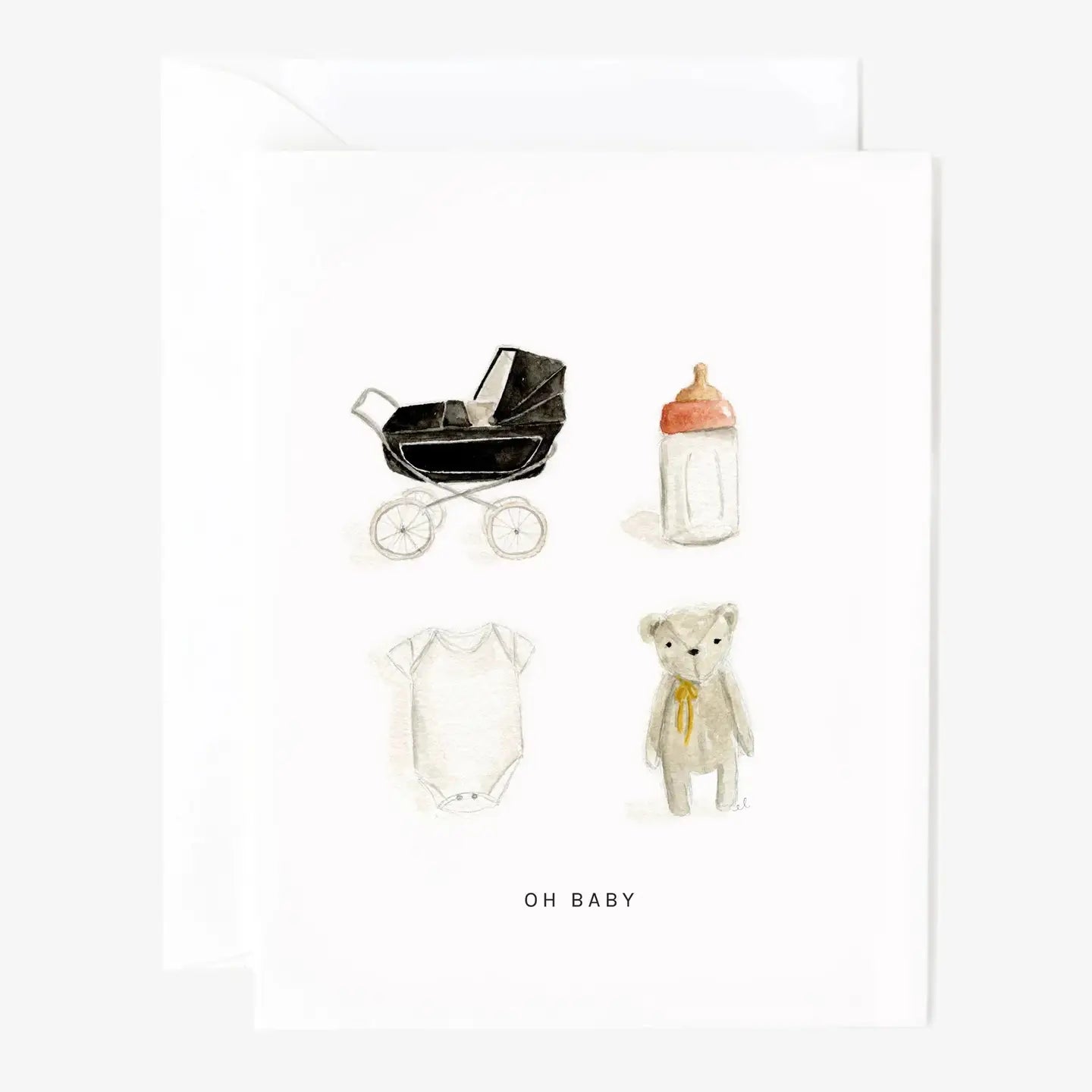 Emily Lex Studio Oh Baby Greeting Card