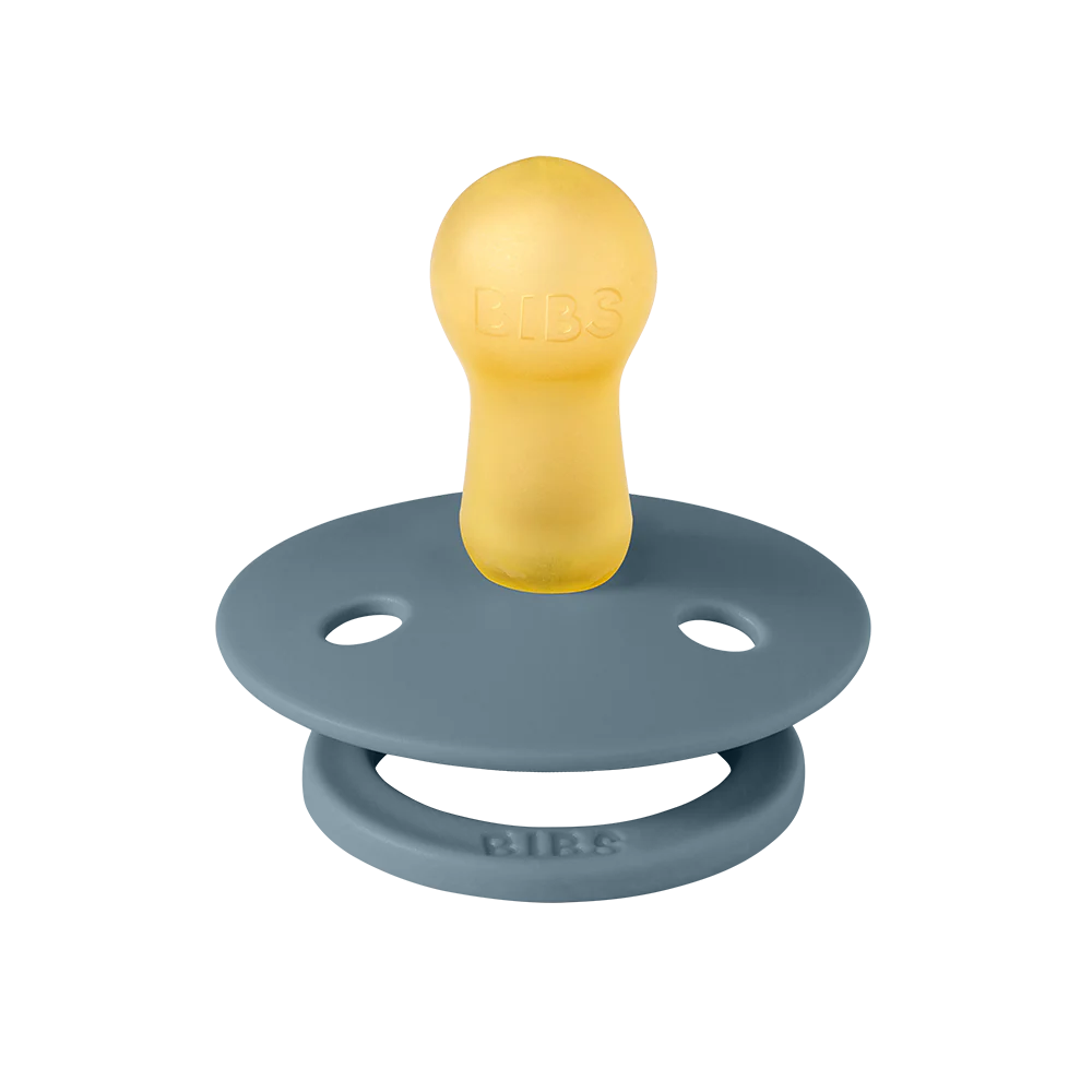 BIBS Colour 2-Pack Pacifier Set - Ivory / Petrol