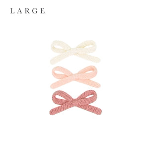 Lou Lou and Company Sweater Bow 3 Pack - Ballet Knit Headband