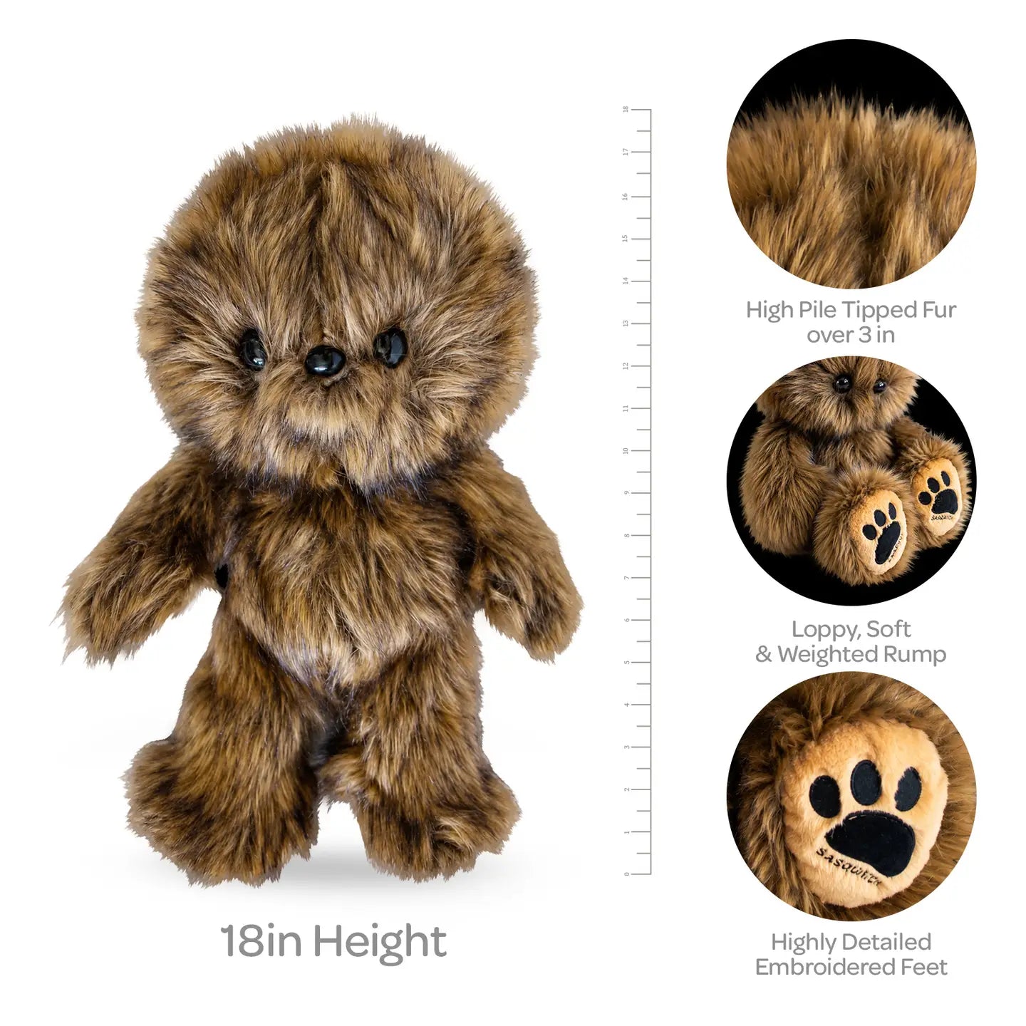 Beverly Hills Teddy Bear Company Biggy Bigfoot Plushee