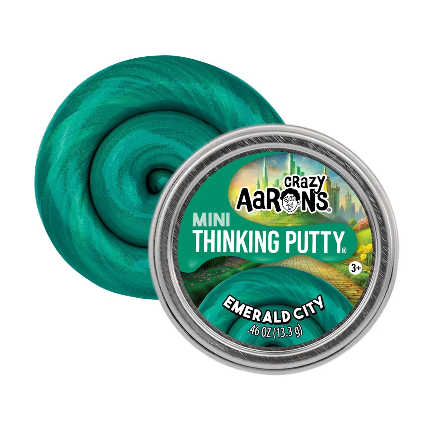 Crazy Aarons Mini Thinking Putty - Emerald City