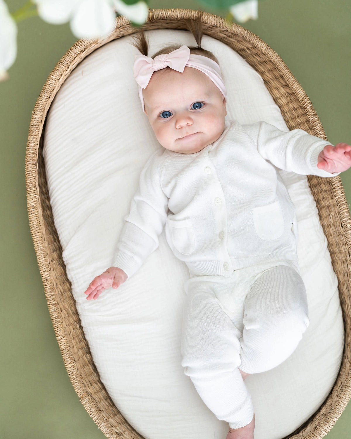 Viverano Organics Milan Knit Baby Pocket Pants (Organic Cotton)