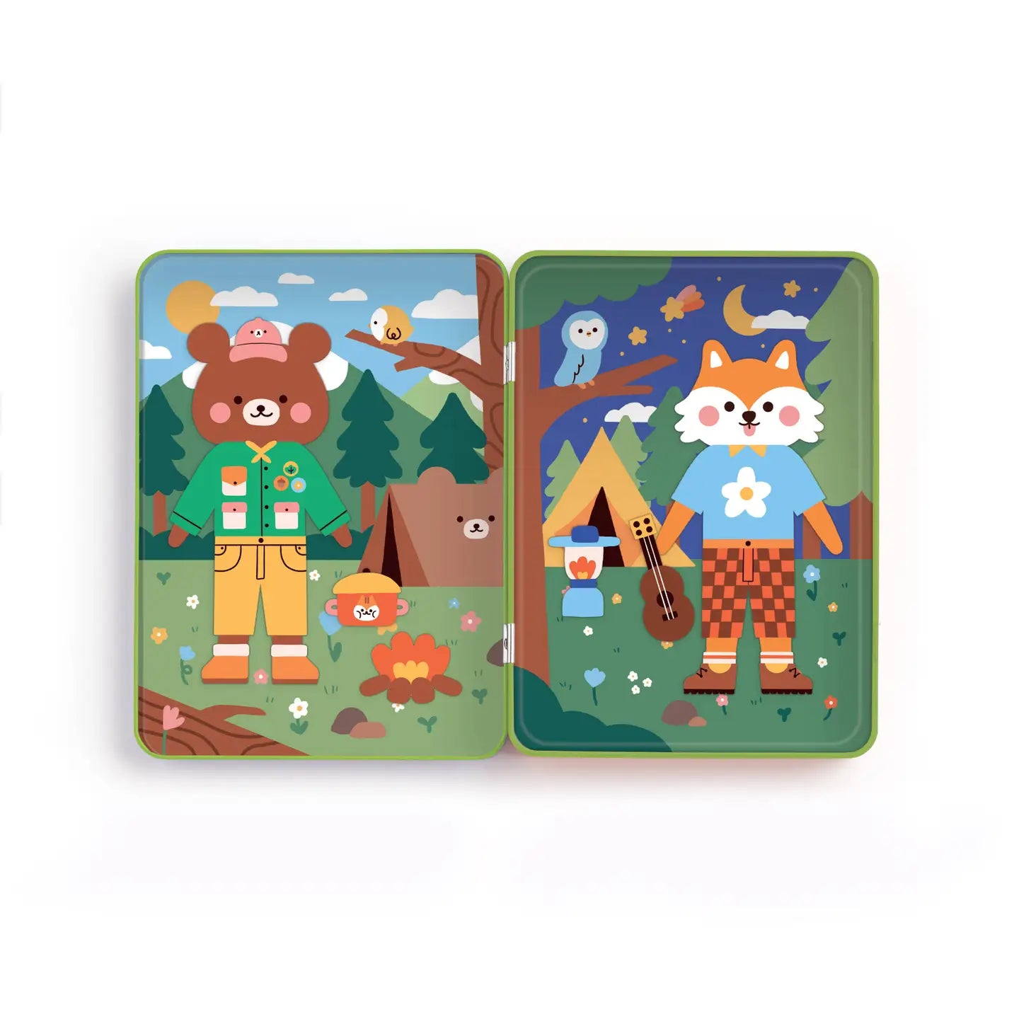 Chronicle Books Happy Camper Magnetic Play Set