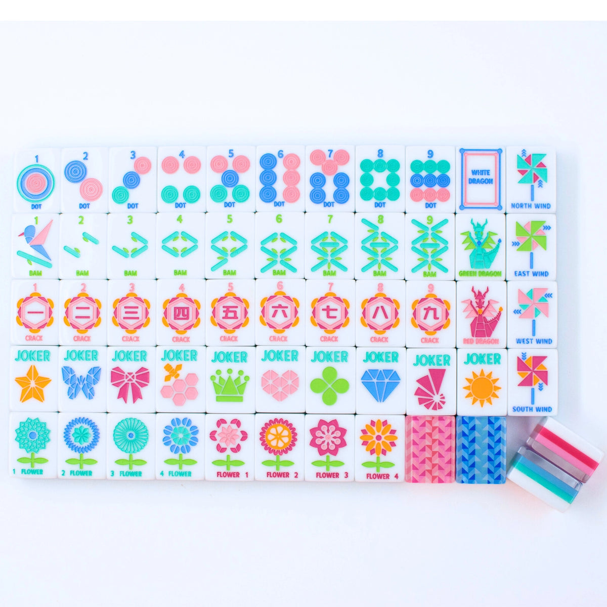 My Fair Mahjong Crystal Prism Mahjong Set