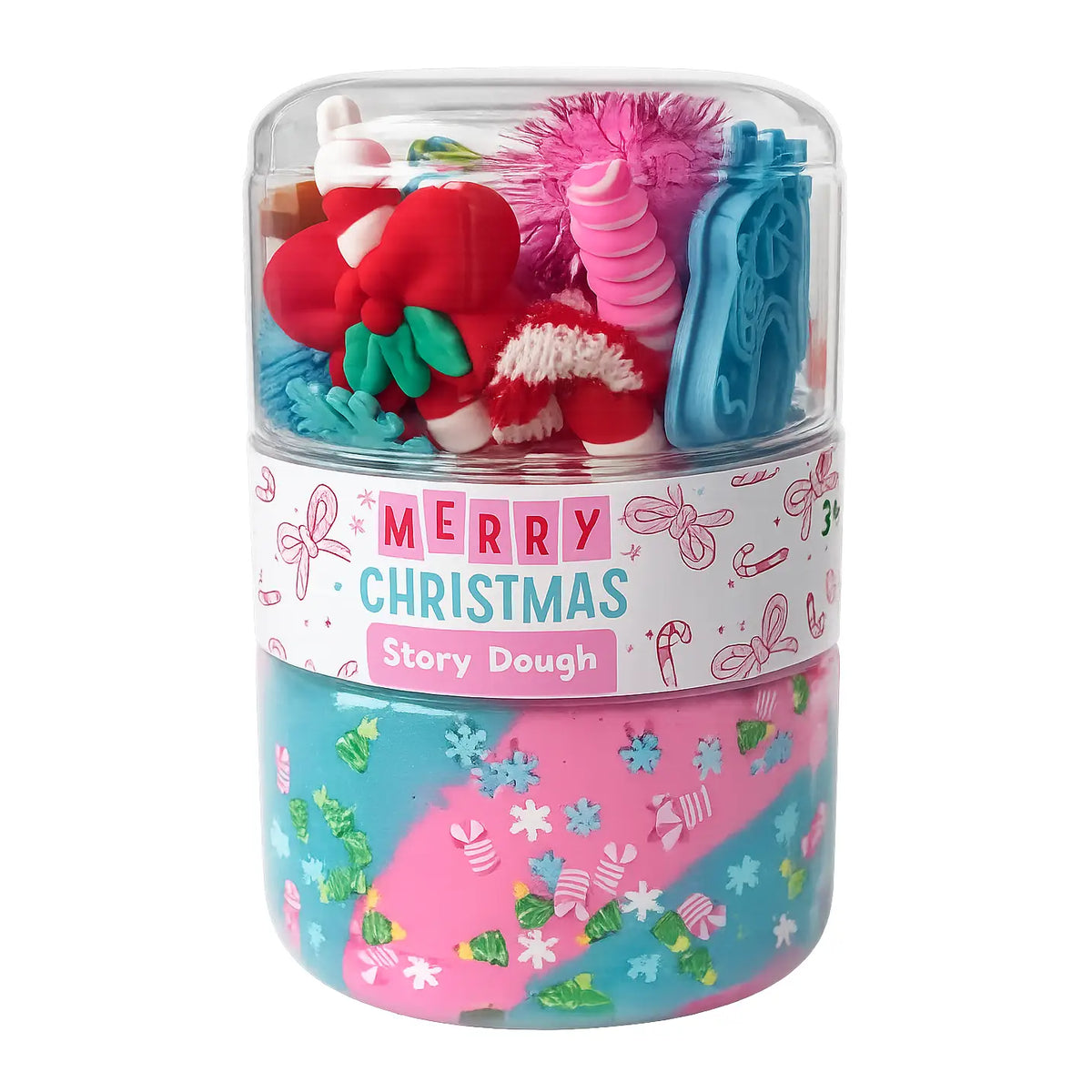 Play Play Dough Candy Land Christmas Dough Jar