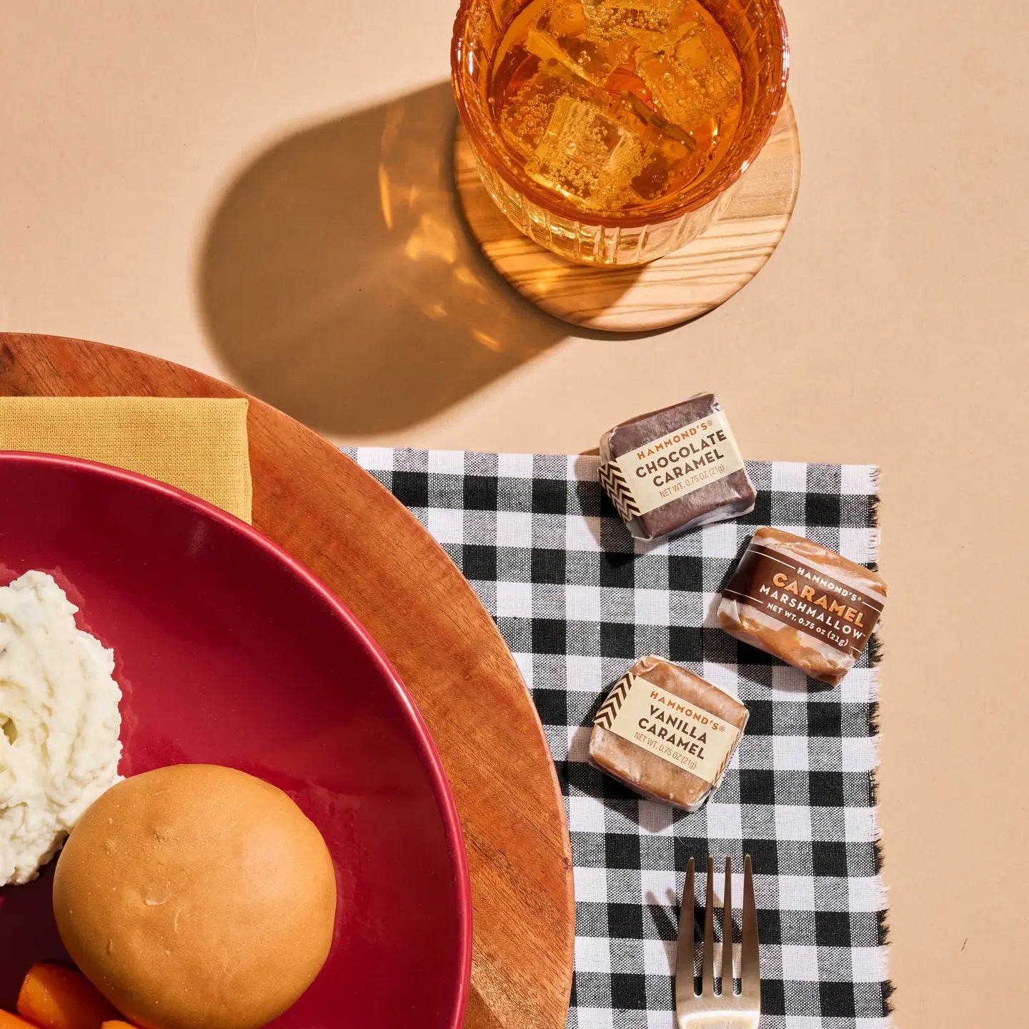 Hammonds Candies Handmade Natural Caramels - Chocolate