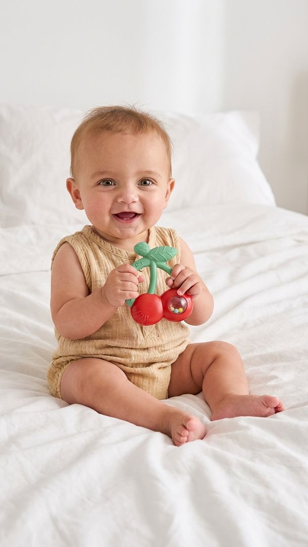 Itzy Ritzy Bitzy Shake Silicone Teether with Rattle