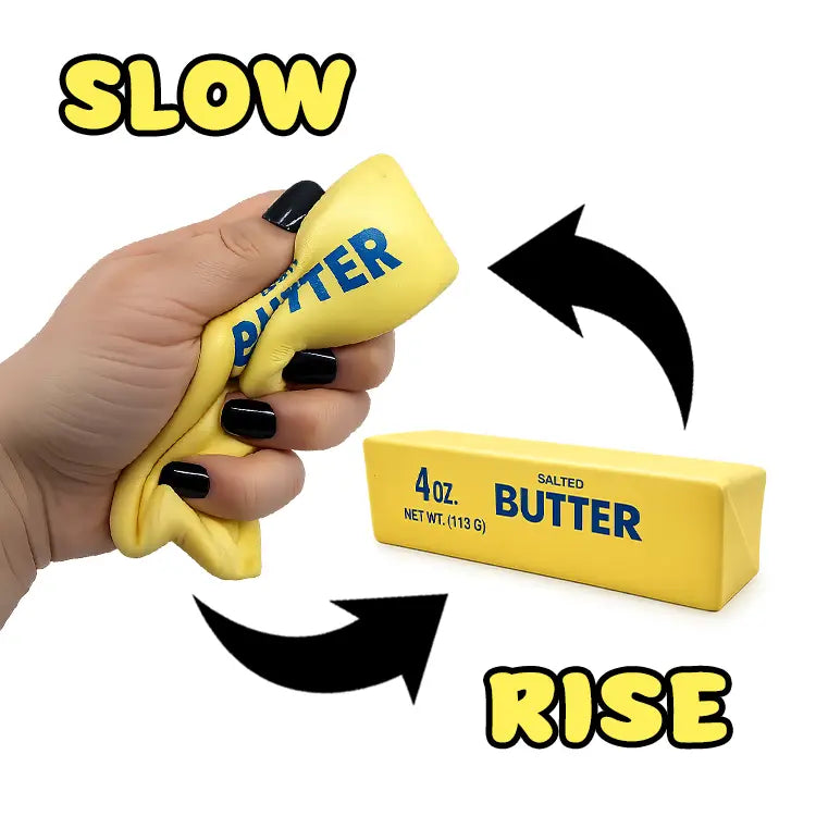 Novelty Brands Fun Doh 6-Inch Butter Stick Slow-Rise Squishy Toy - 1 Pc Random Variety