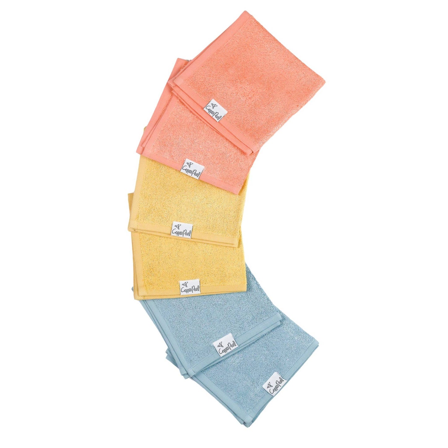 Copper Pearl 6-Pack Washcloth Set - Piper