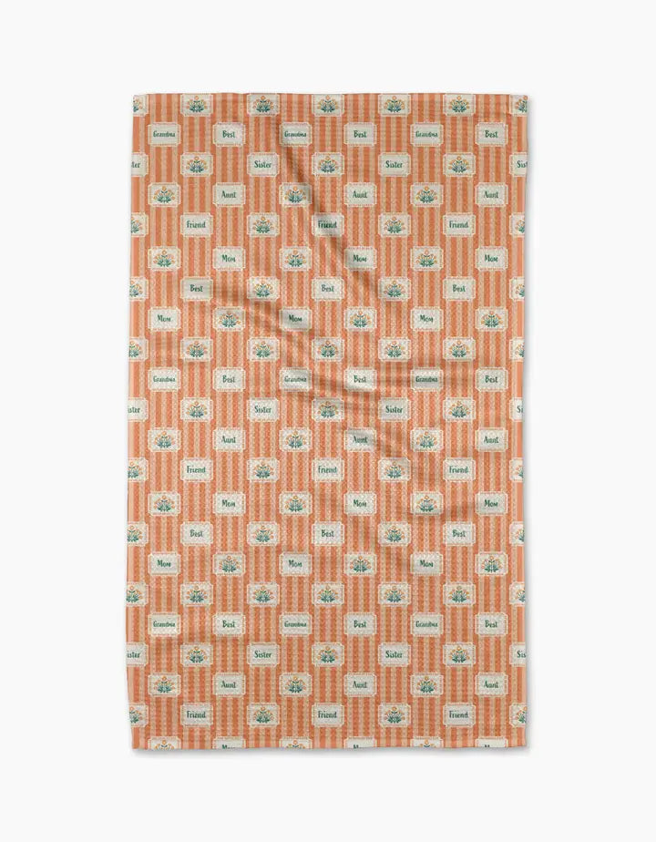 Geometry Heart of Home Tea Towel