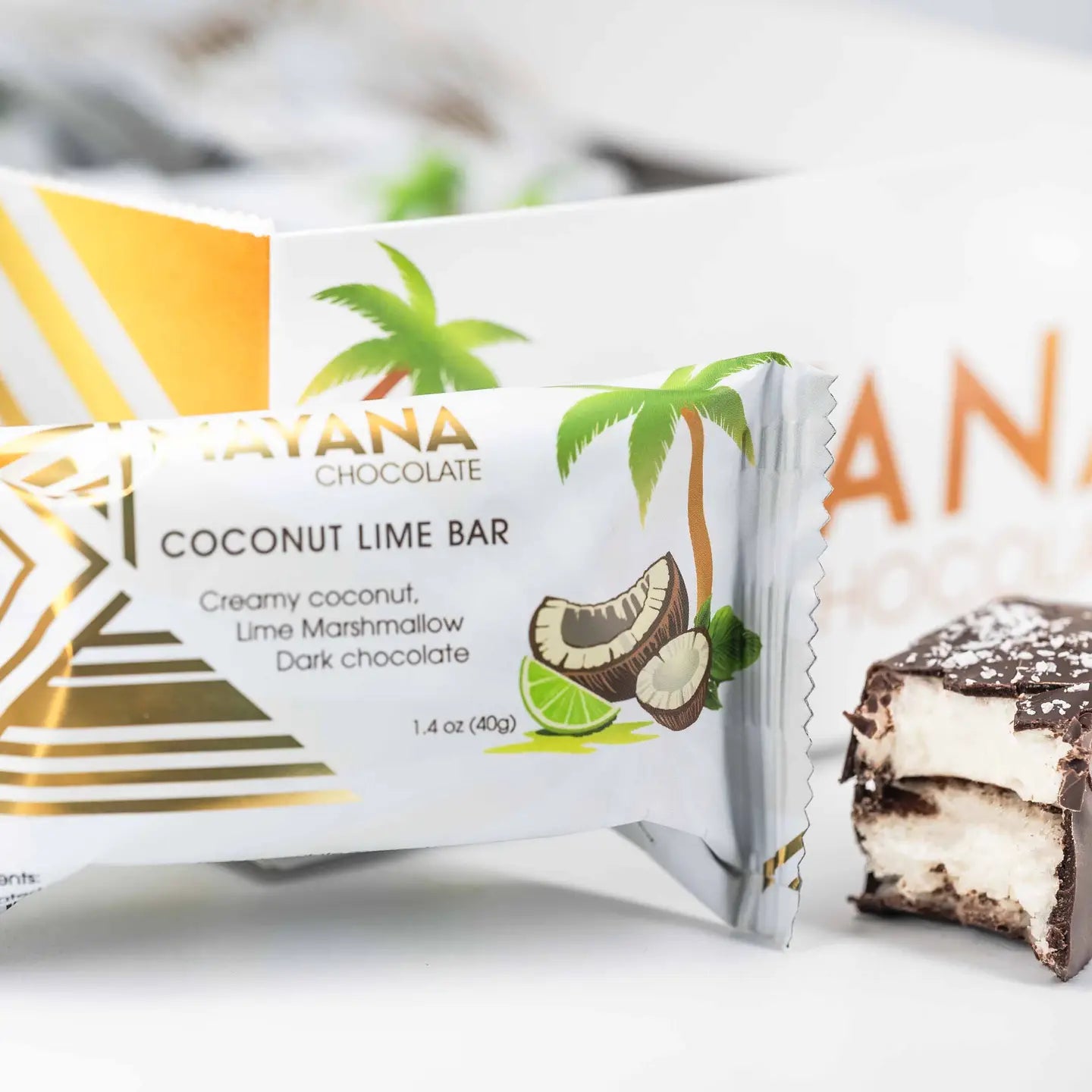 Mayana Chocolate Coconut Lime Bar