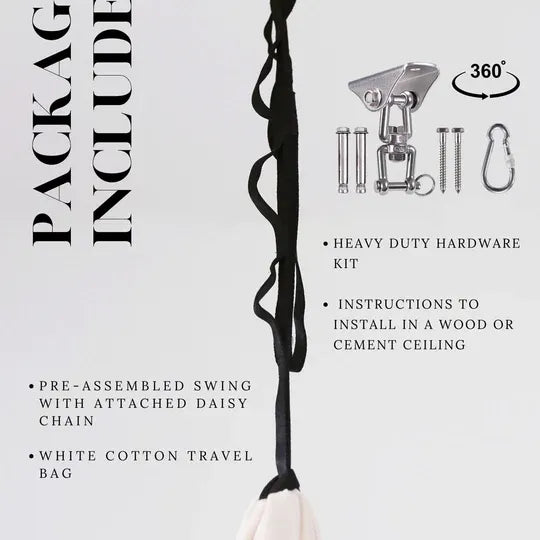 Marlowe & Co Oat Cotton Sensory Swing