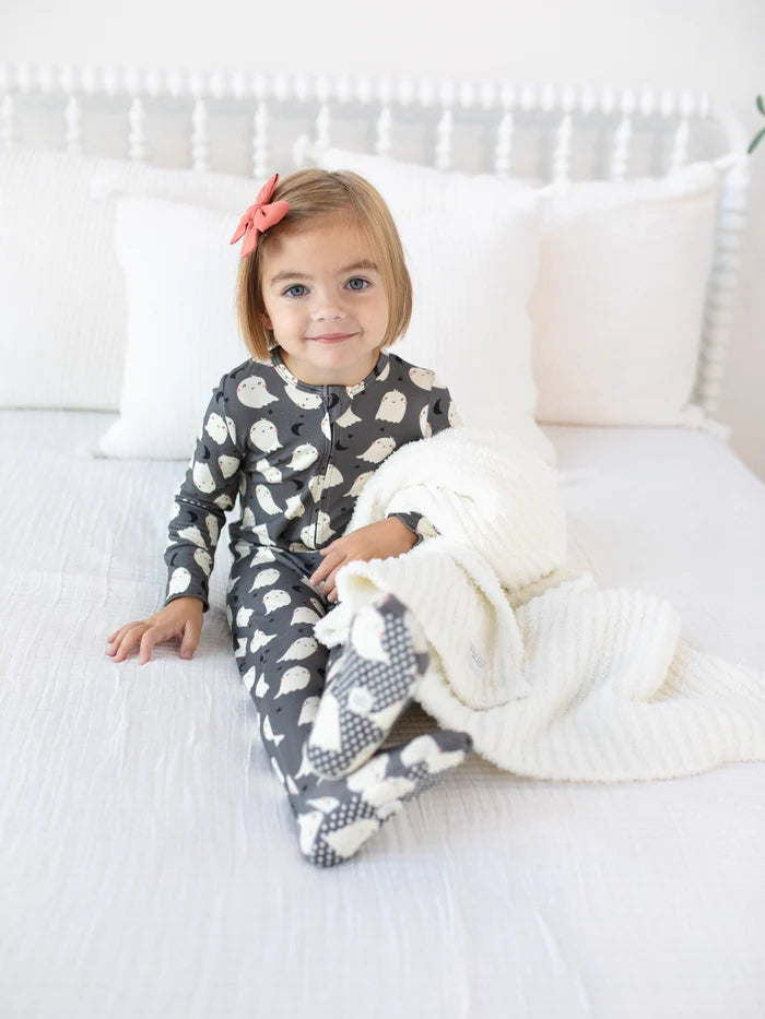 Lou Lou and Company Happy Ghost Zipper Footies