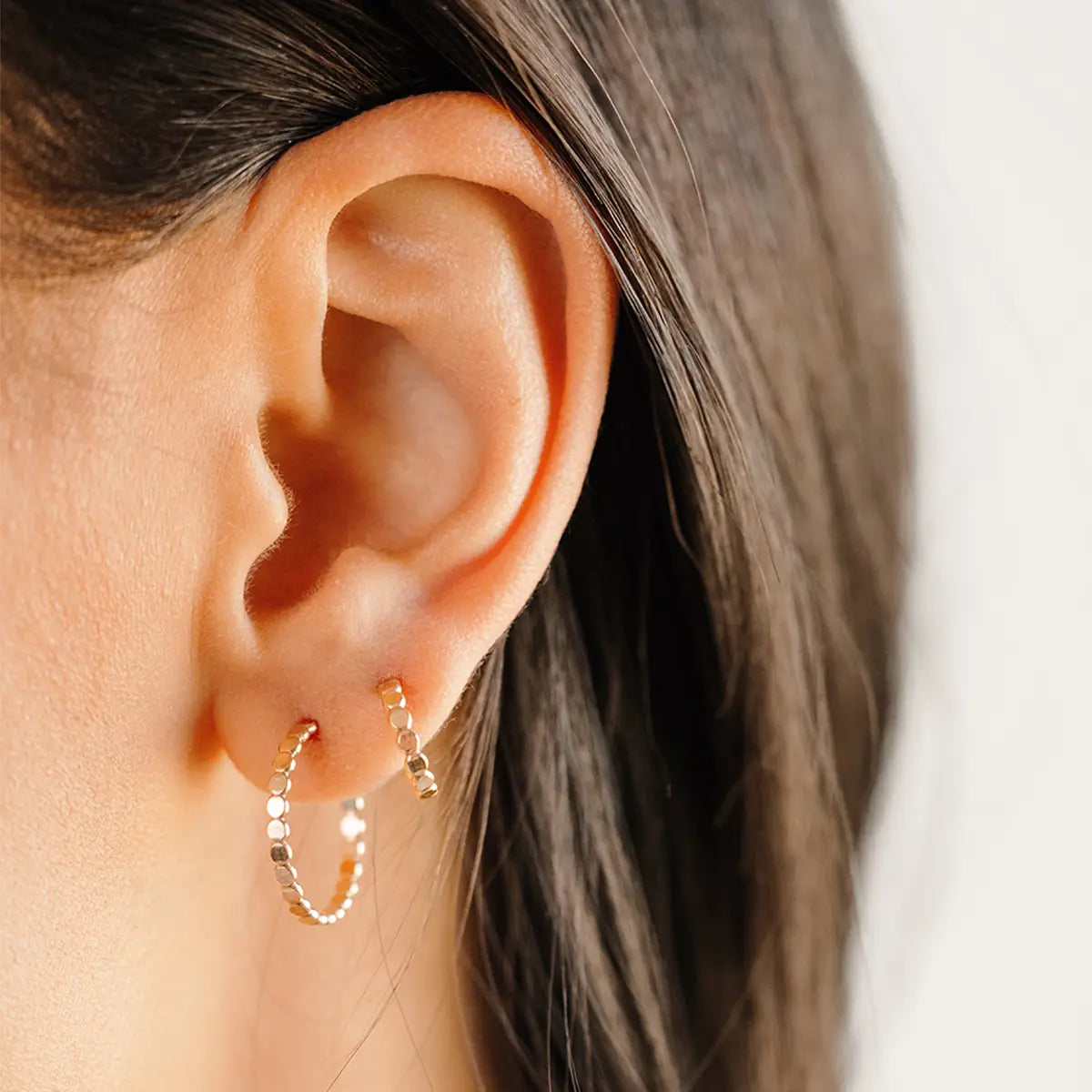 Made by Mary Poppy Hoop Earrings