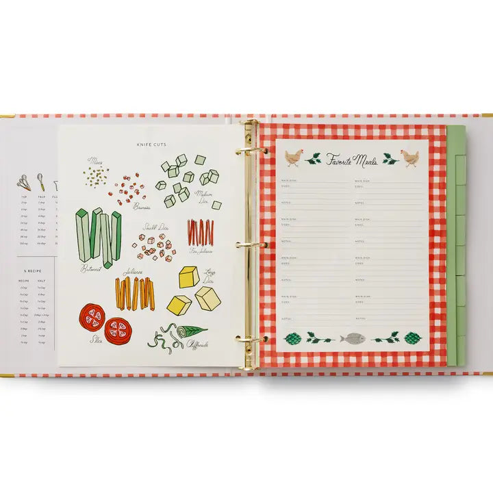 Rifle Paper Co Cherry Farm Recipe Binder
