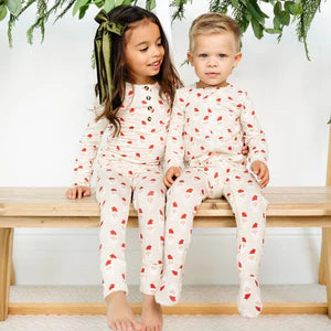 Lou Lou and Company Top and Bottom Set - Santa Baby