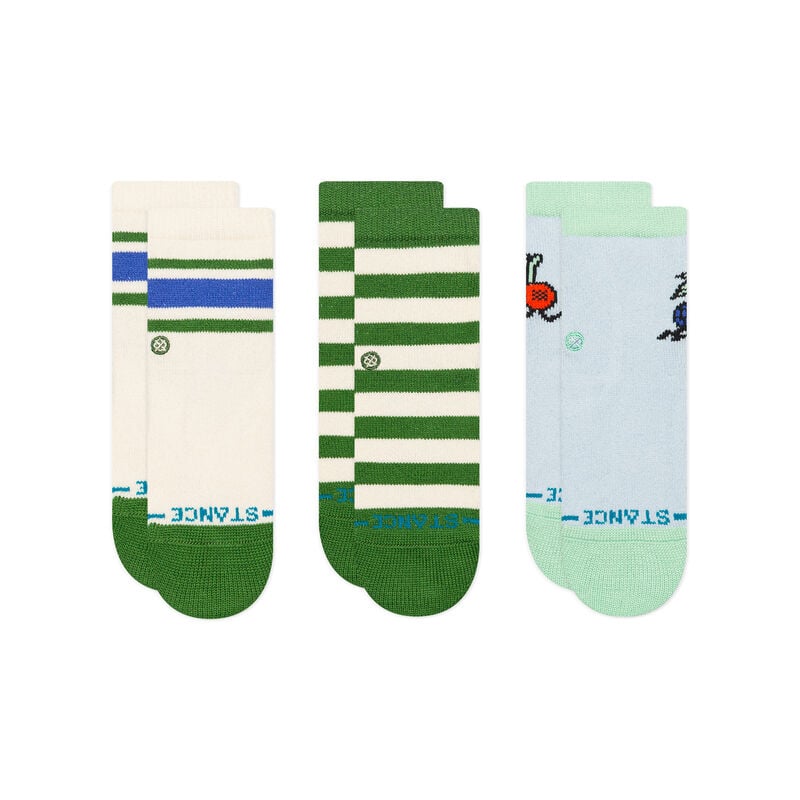 Stance Baby and Toddler Crew Socks - Community 3 Pack - Green