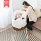 woman with baby in Happiest Baby SNOO Smart Sleeper - White
