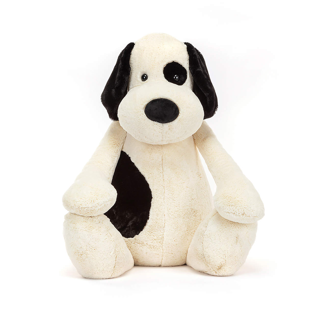 Jellycat Bashful Black & Cream Puppy | The Baby Cubby