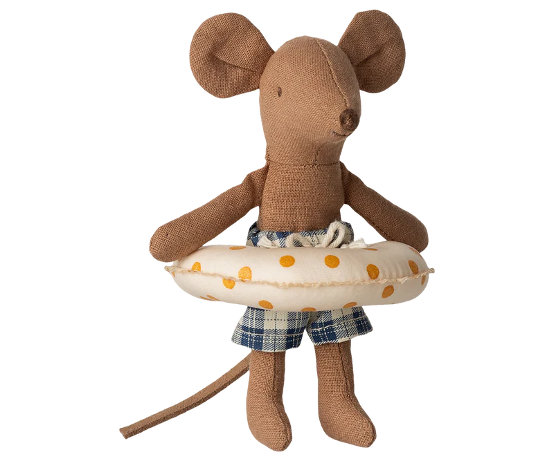 Maileg Beach Mouse With Float - Little Brother