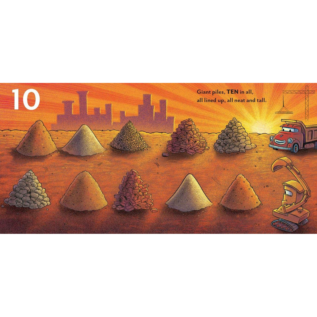 Chronicle Books Excavator's 123 Board Book