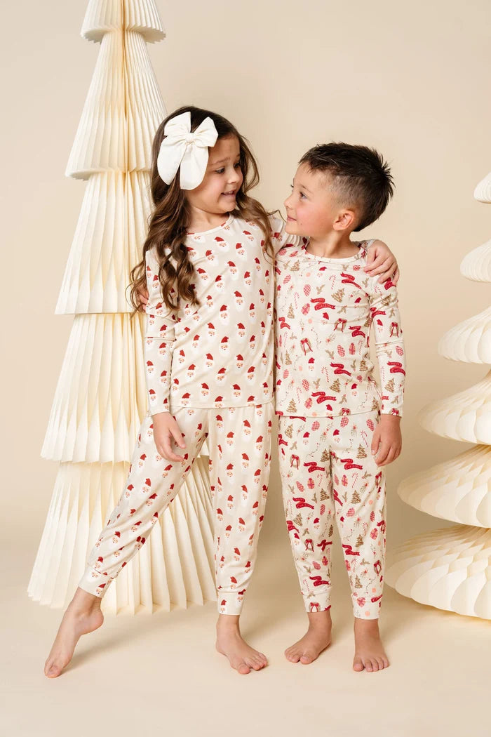 Lou Lou and Company Kids Loungewear Set - Santa Baby