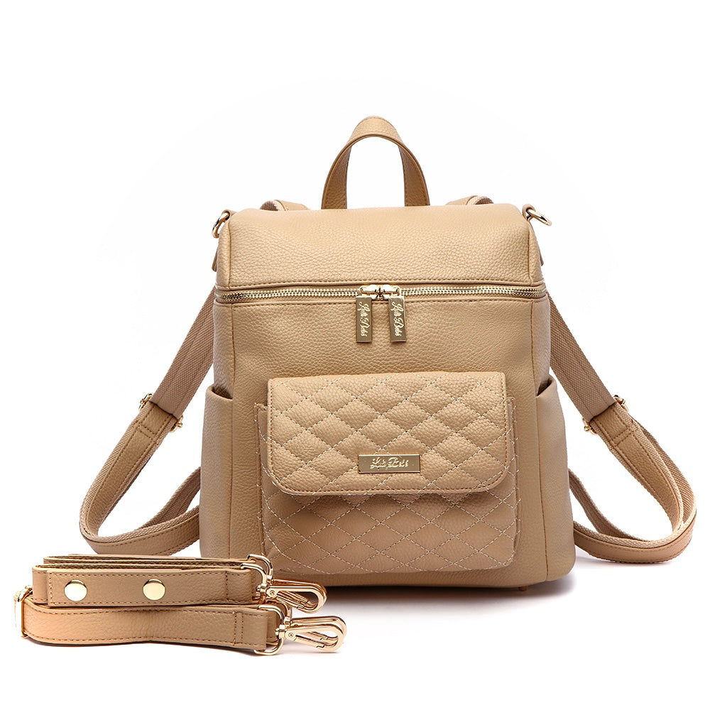 Luli Bebe Petit Diaper Bag Latte Brown (IN-STORE VERSION)