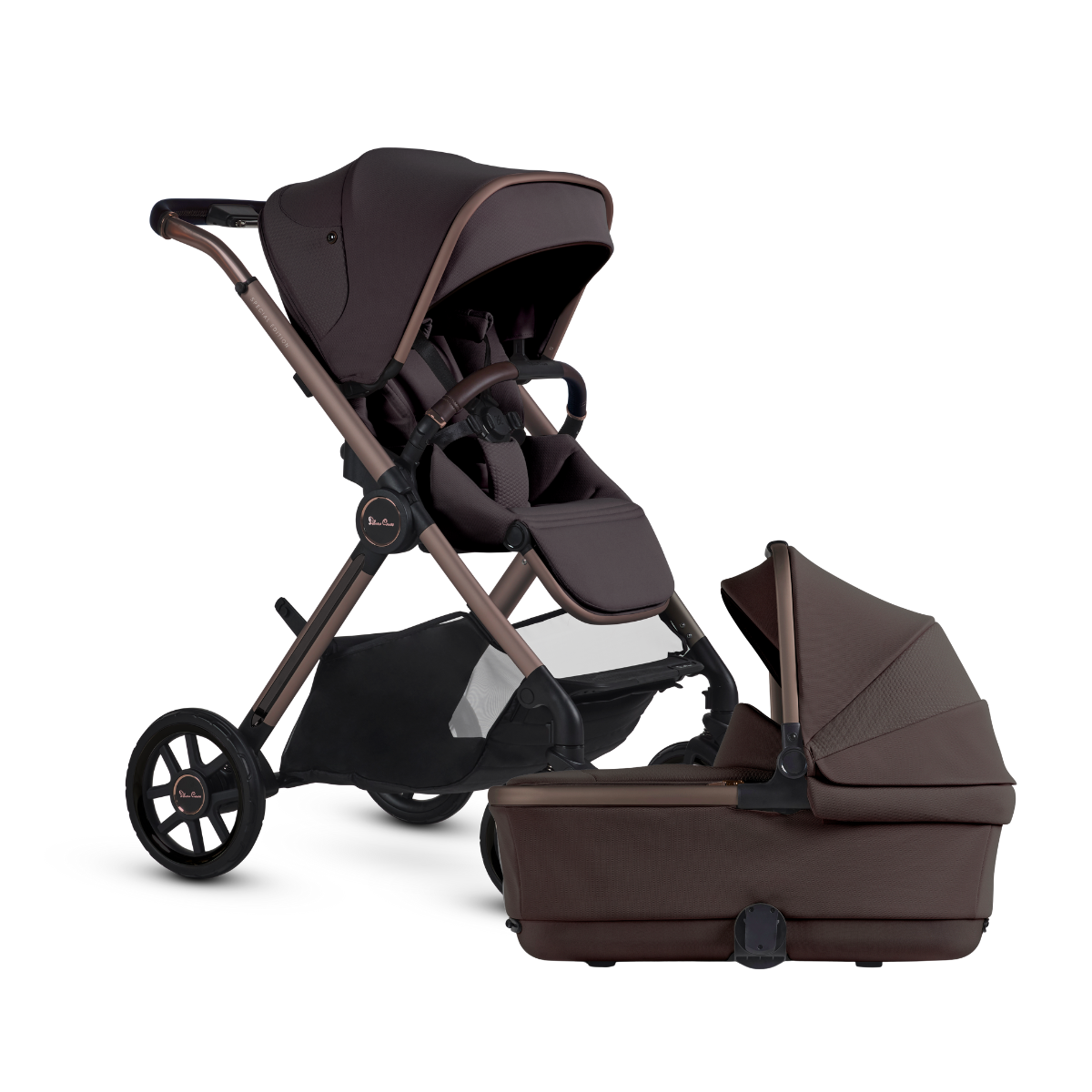 Silver Cross Reef 2 Stroller + Folding Bassinet