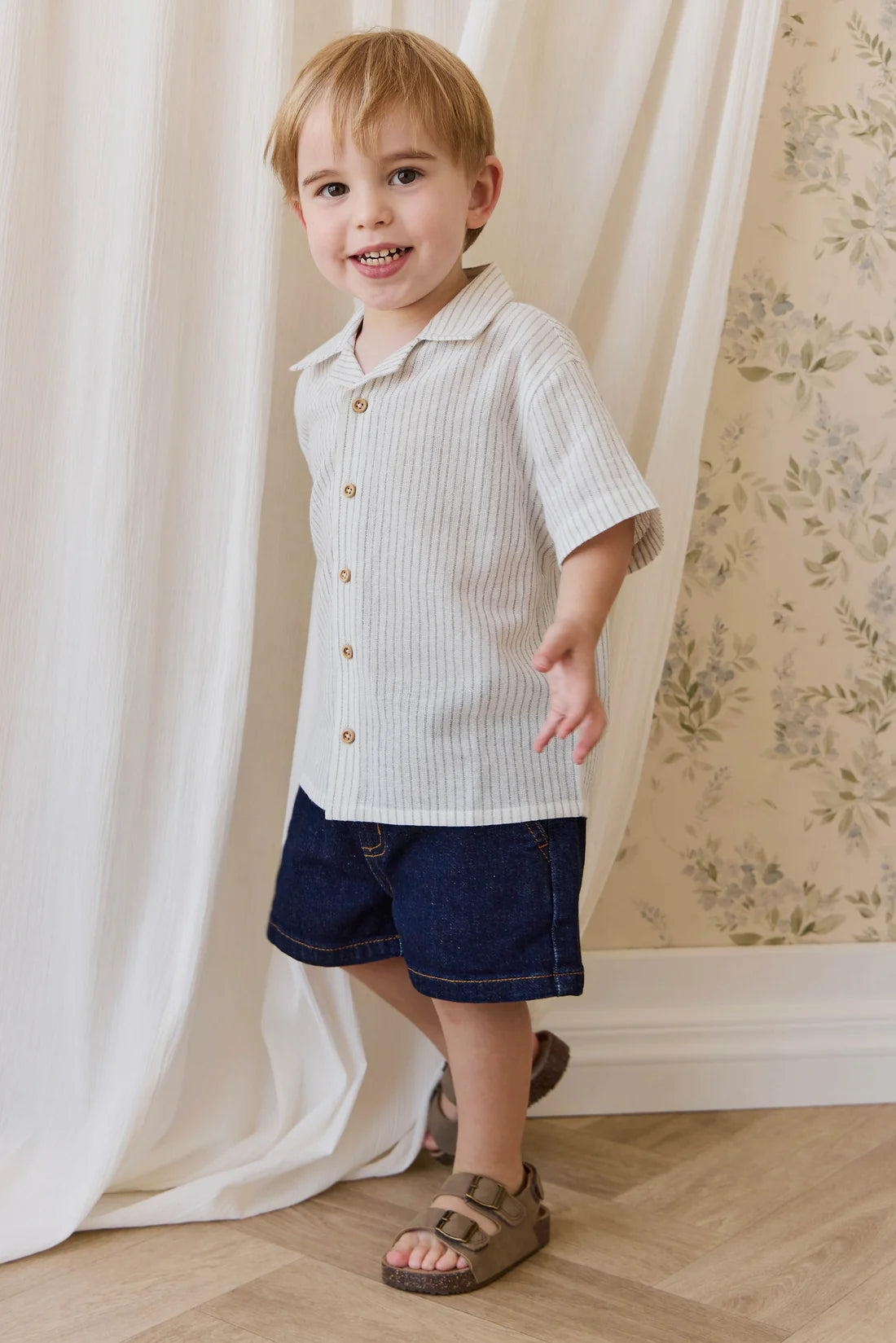 Jamie Kay Reid Denim Short - Mid Indigo Denim