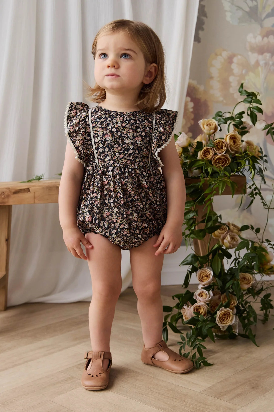 Jamie Kay Organic Cotton Beatrice Playsuit - Luca Floral