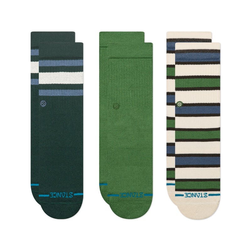 Stance Kids' Crew Socks - Boyd 3 Pack - Pine