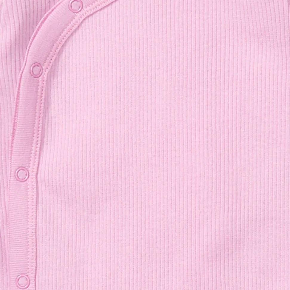 Burt's Bees Wrap Front Bodysuit Set - Crocus