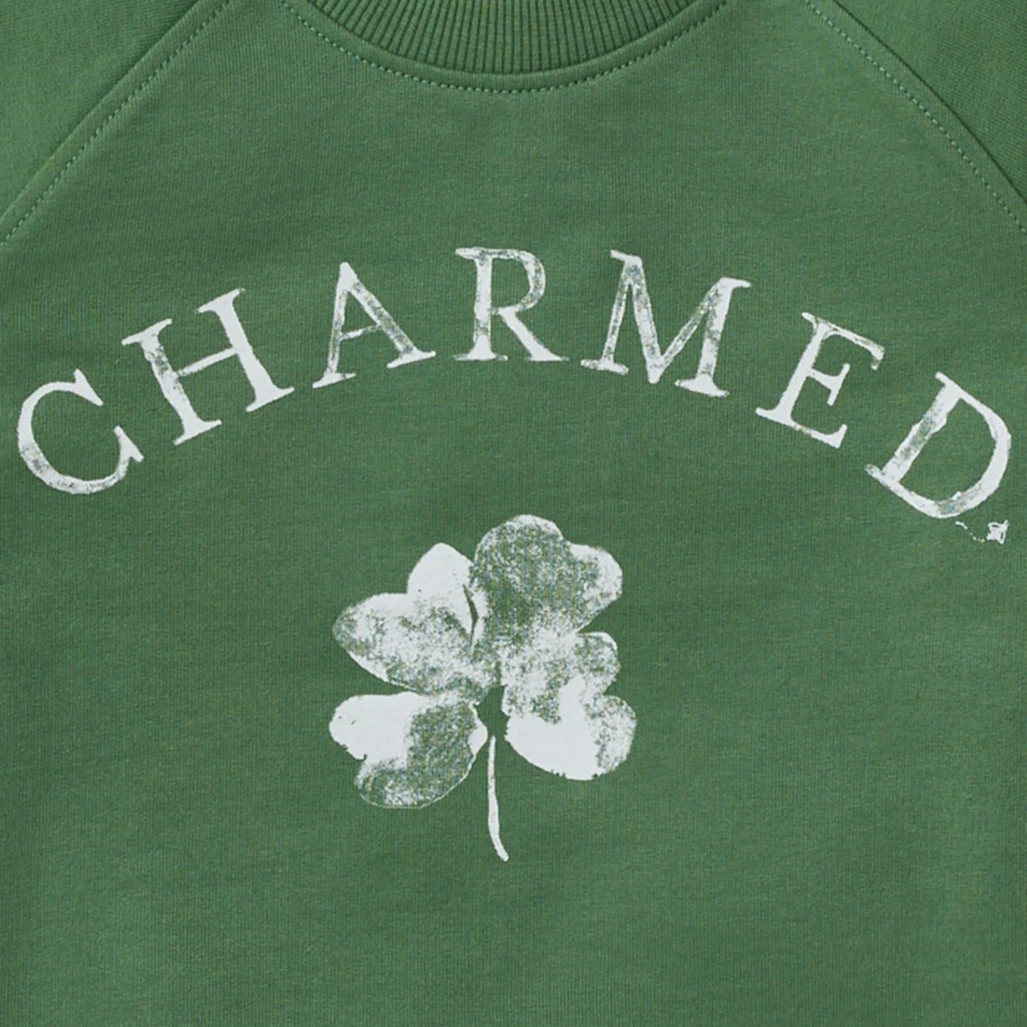 Burts Bees Charmed Green St. Patricks's Day Organic Cotton Sweatshirt