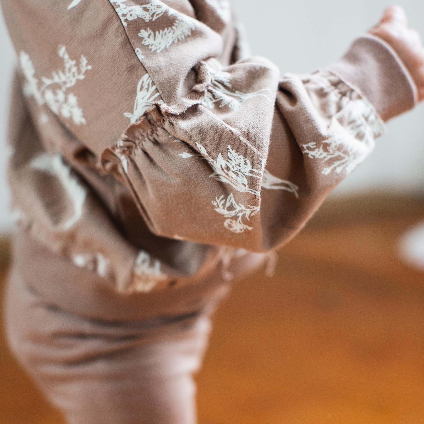 Burt's Bees Little Wildflower Infant Sweatshirt Set - Ginger Loaf