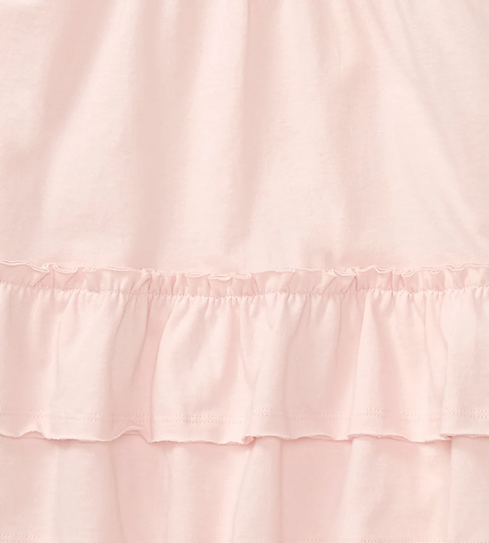 Burt's Bees Ruffle Dress and Diaper Cover - Hibiscus Red