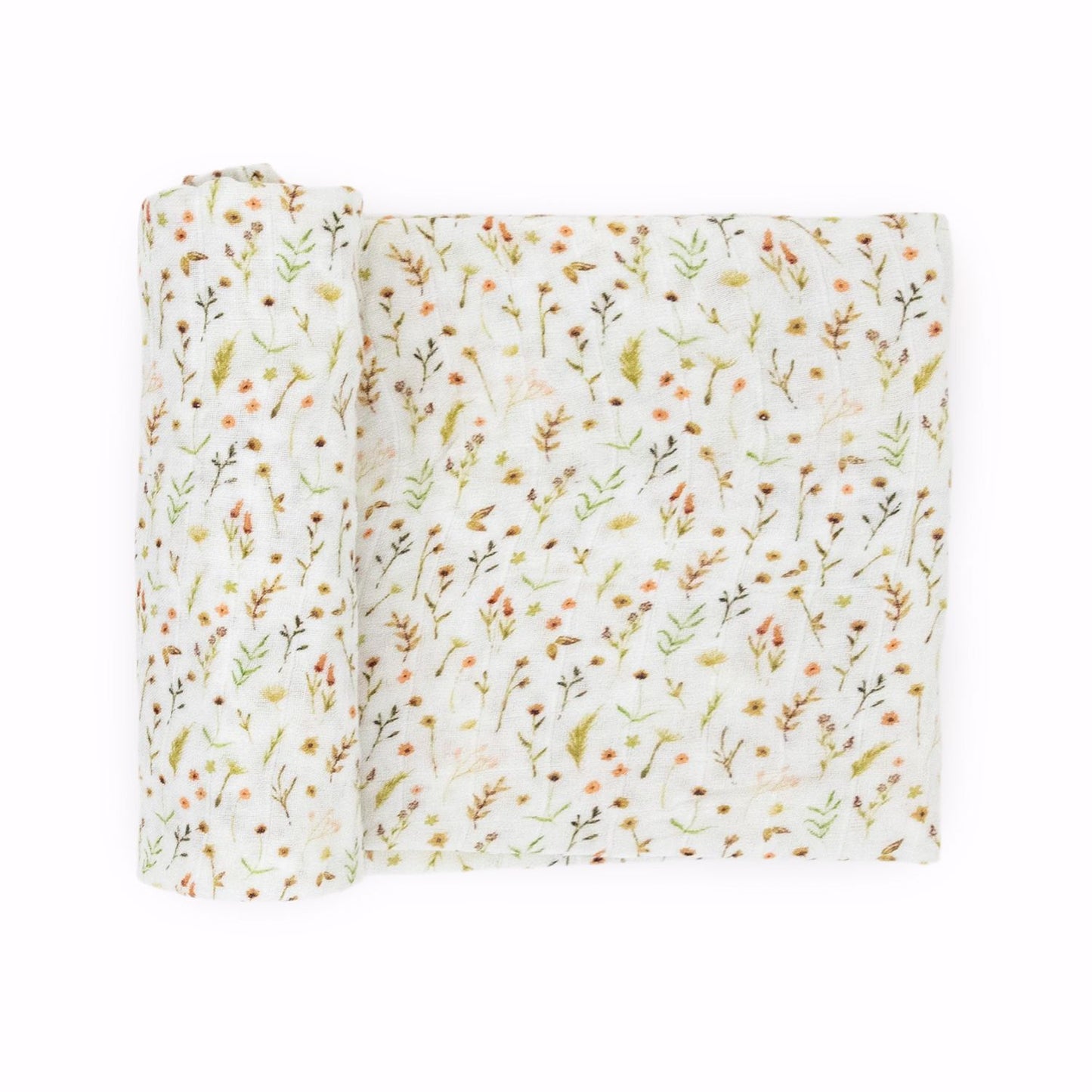 Little Unicorn Organic Cotton Muslin Swaddle Blanket - Floral Field
