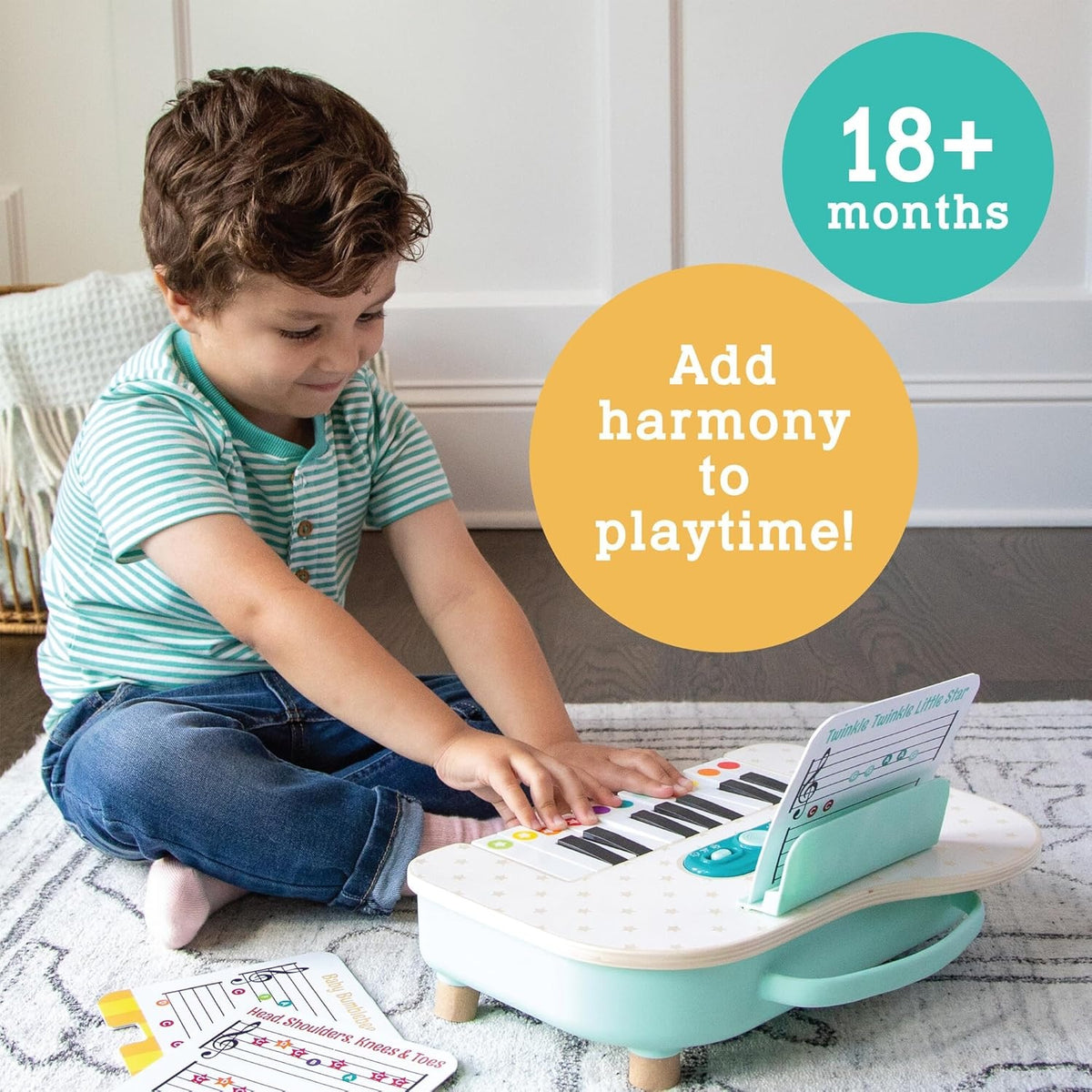 MindWare & Peaceable Kingdom Oh So Fun! Take Along Piano