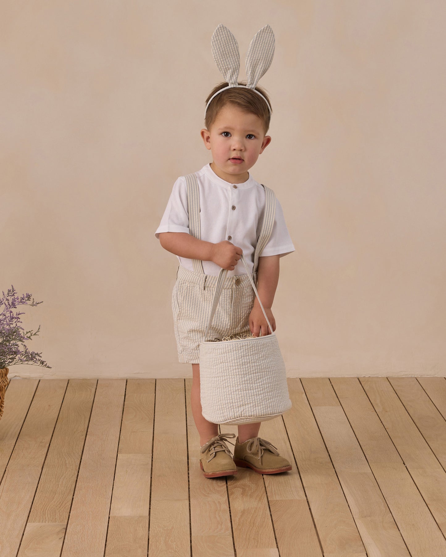 Noralee Suspender Short - Sky Stripe