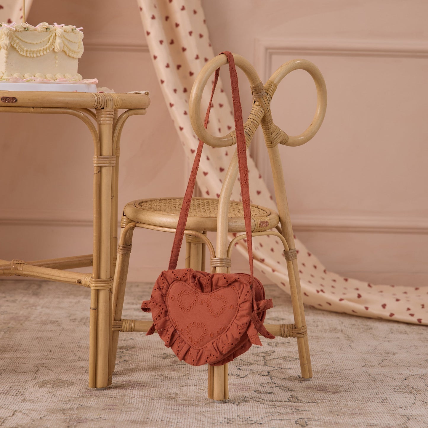 Noralee Heart Purse - Red