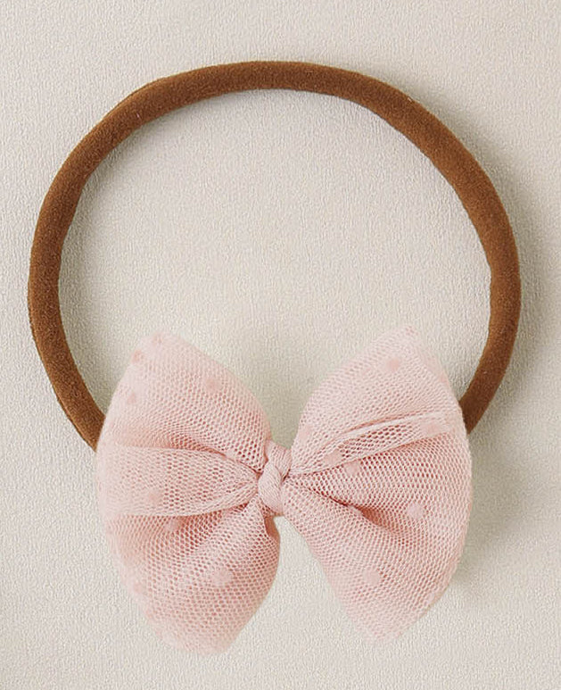 Noralee Flutter Tulle Headband - Cotton Candy