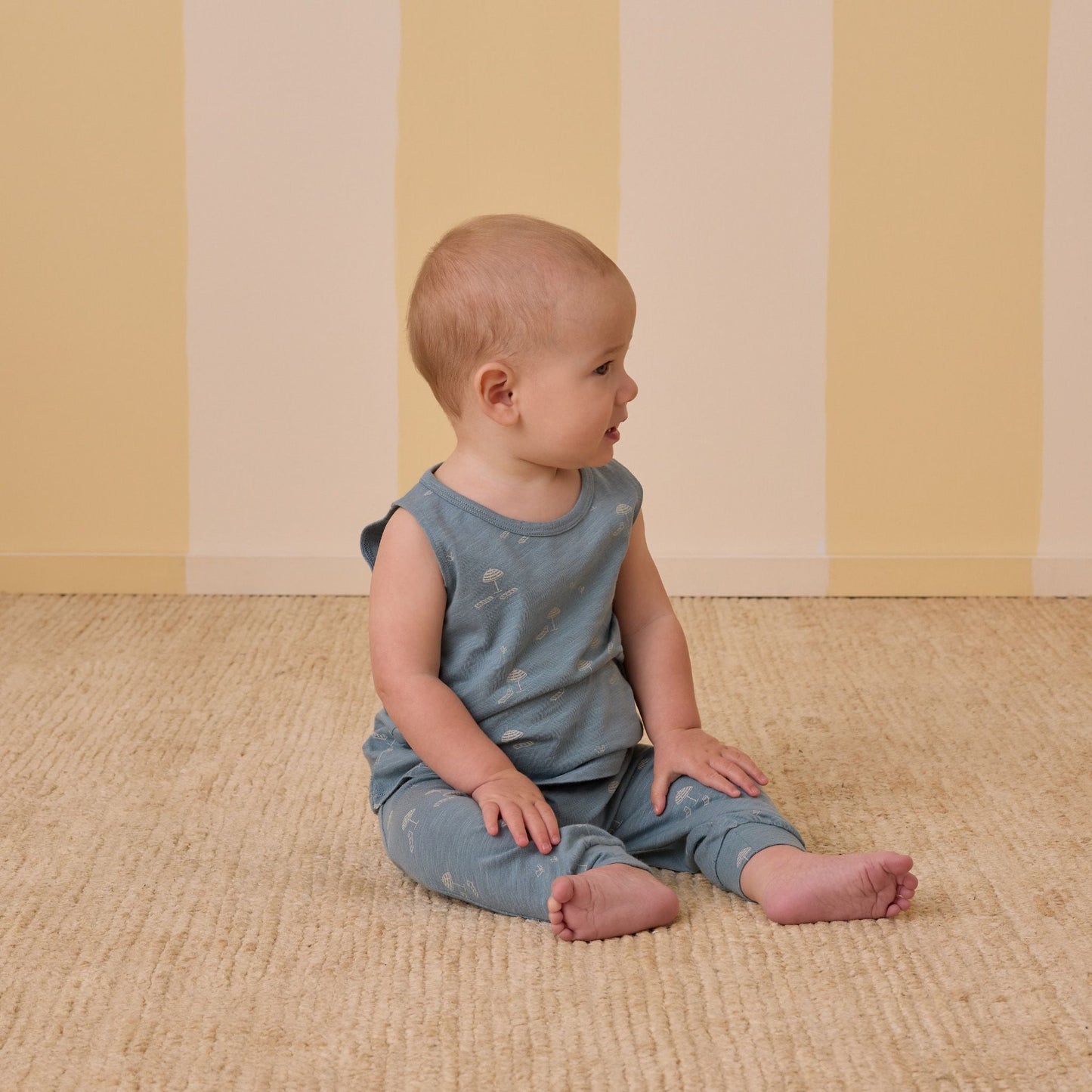 Rylee and Cru Tank + Slouch Pant Set - Beach