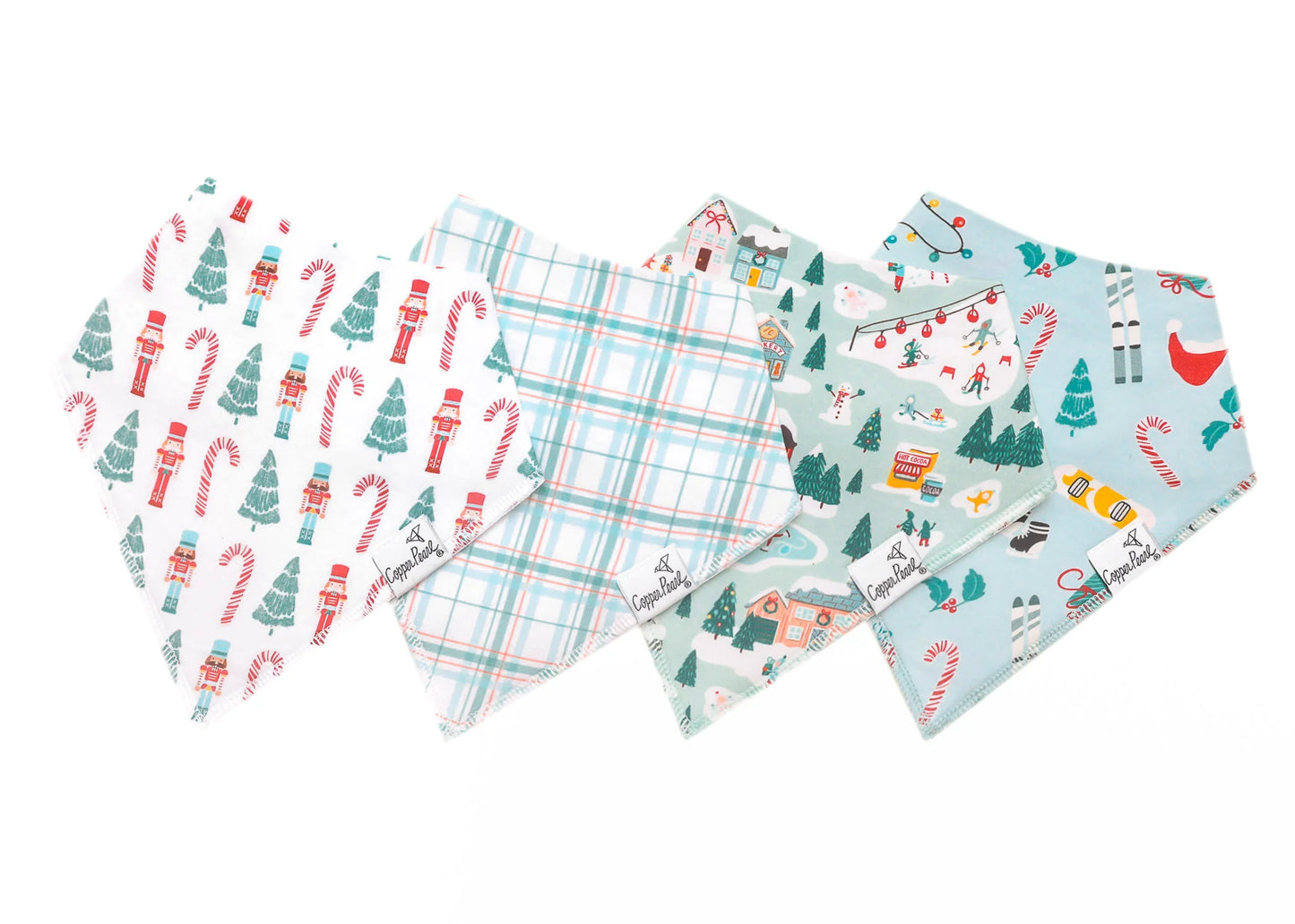 Copper Pearl Baby Bandana Bibs