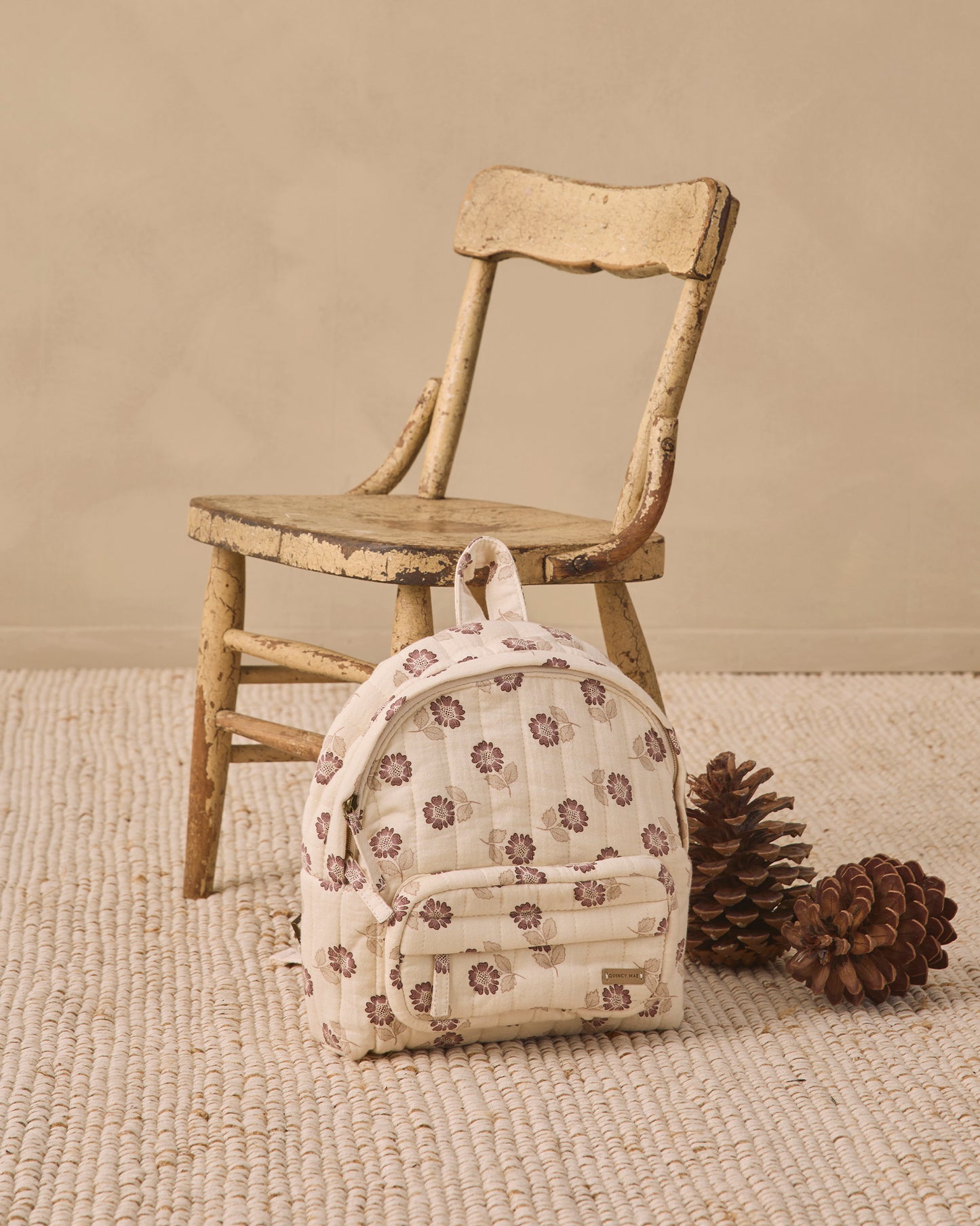 Quincy Mae Mini Backpack - Fall Floral