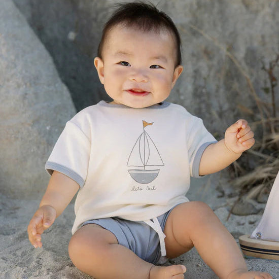 Quincy Mae Play Short - Blue